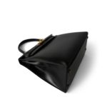 Kelly 28 Sellier Black Box Calfskin Gold Plated P Circle Stamp - Image 7