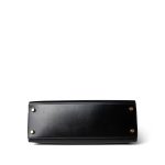 Kelly 32 Black Box Calfskin Gold Plated A Square Stamp - Image 6