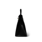 Kelly Sellier 28 Black Box Calfskin Gold Plated (V) Stamp - Image 5