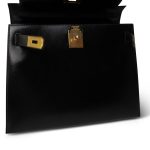 Kelly Sellier 28 Black Box Calfskin Gold Plated (V) Stamp - Image 11