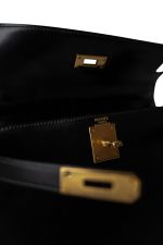 Kelly Sellier 28 Black Box Calfskin Gold Plated (V) Stamp - Image 12