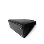 Kelly Sellier 28 Black Box Calfskin Gold Plated X Circle Stamp - Image 10