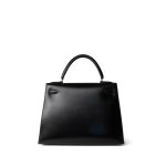 Kelly Sellier 28 Black Box Calfskin Gold Plated X Circle Stamp - Image 2