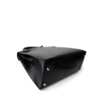 Kelly Sellier 28 Black Box Calfskin Gold Plated X Circle Stamp - Image 15