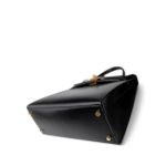 Kelly Sellier 28 Black Box Calfskin Gold Plated X Circle Stamp - Image 8