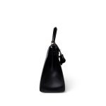 Kelly Sellier 28 Black Box Calfskin Gold Plated X Circle Stamp - Image 6