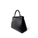 Kelly Sellier 28 Black Box Calfskin Gold Plated X Circle Stamp - Image 14
