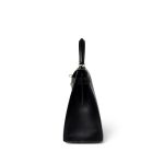 Kelly Sellier 28 Black Box Calfskin Gold Plated X Circle Stamp - Image 17