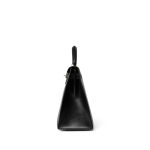 Kelly Sellier 28 Black Box Calfskin Gold Plated X Circle Stamp - Image 4