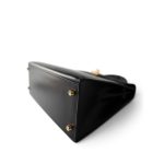 Kelly Sellier 28 Black Box Calfskin Gold Plated Y Circle Stamp - Image 6