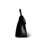 Kelly Sellier 28 Black Box Calfskin Palladium Plated [B] Stamp - Image 7