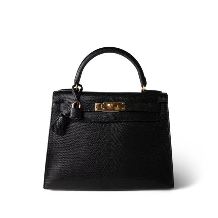 Kelly Sellier 28 Black Lizard Gold Plated (Y) Stamp