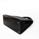 Kelly Sellier 28 Box Calfskin Gold Plated Hardware M Circle Stamp - Image 19