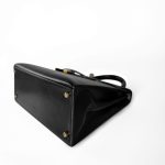 Kelly Sellier 28 Box Calfskin Gold Plated Hardware M Circle Stamp - Image 16