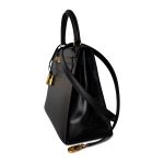 Kelly Sellier 28 Box Calfskin Gold Plated Hardware M Circle Stamp - Image 9