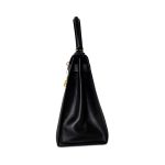 Kelly Sellier 28 Box Calfskin Gold Plated Hardware M Circle Stamp - Image 12
