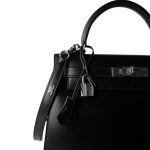 Kelly Sellier 28 Box Calfskin Palladium Plated G Square Stamp - Image 8