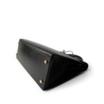 Kelly Sellier 32 Black Box Calfskin Gold Plated (U) Stamp - Image 12