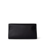 Kelly Wallet To Go Black Veau Epsom Gold Plated B Stamp - Image 7
