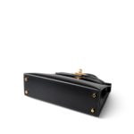 Mini Kelly Sellier Noir Box Calfskin Gold Plated Z Stamp - Image 10