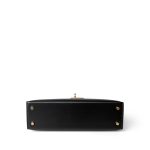 Mini Kelly Sellier Noir Box Calfskin Gold Plated Z Stamp - Image 7