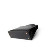 Mini Kelly Sellier Noir Box Calfskin Gold Plated Z Stamp - Image 12