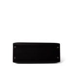 Vintage Kelly Sellier 28 Black Box Calfskin Gold Plated Y Circle Stamp - Image 10