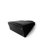 Vintage Kelly Sellier 28 Black Box Calfskin Gold Plated Y Circle Stamp - Image 14