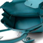 Birkin 30 Blue Atoll Togo Palladium Plated T Stamp - Image 10
