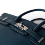 Birkin 15 Bleu de Prusse Swift Palladium Plated O Square Stamp - Image 13