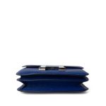 Constance 18 7T Bleu Electrique Chèvre Leather Palladium Plated U Stamp - Image 6