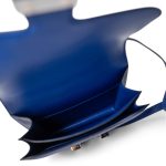 Constance 18 7T Bleu Electrique Chèvre Leather Palladium Plated U Stamp - Image 15