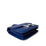 Constance 18 7T Bleu Electrique Chèvre Leather Palladium Plated U Stamp - Image 10