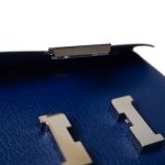 Constance 18 7T Bleu Electrique Chèvre Leather Palladium Plated U Stamp - Image 14