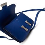 Constance 18 7T Bleu Electrique Chèvre Leather Palladium Plated U Stamp - Image 16