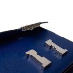 Constance 18 7T Bleu Electrique Chèvre Leather Palladium Plated U Stamp - Image 13