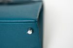 Kelly Sellier 25 Vert Bosphore Veau Epsom Palladium Plated Hardware D Stamp - Image 12