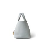 Picotin Lock 18 Bleu Pale Taurillon Clemence Gold Plated - Image 10
