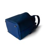 Picotin Lock 18 Bleu Royal Swift and Bleu Egee Toile Geoland Cargo Palladium Hardware - Image 10