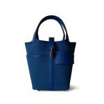 Picotin Lock 18 Bleu Royal Swift and Bleu Egee Toile Geoland Cargo Palladium Hardware