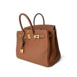 Birkin 25 Gold Togo Gold Plated D Stamp - Image 10