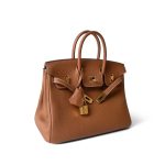 Birkin 25 Gold Togo Gold Plated D Stamp - Image 4