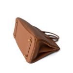 Birkin 25 Gold Togo Gold Plated D Stamp - Image 11