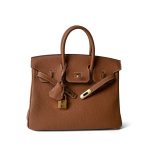 Birkin 25 Gold Togo Gold Plated D Stamp - Image 3
