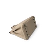 Birkin 25 Trench Togo Palladium Plated A Stamp - Image 10