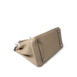 Birkin 25 Trench Togo Palladium Plated A Stamp - Image 9