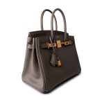 Birkin 30 Etain (Greige) Veau Epsom Leather Gold Plated Hardware A Stamp - Image 6