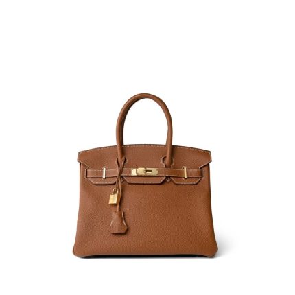 Birkin 30 Gold Togo Gold Plated A Stamp