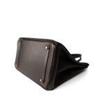 Birkin 35 Chocolat Epsom Gold Plated [C] Stamp - Image 5