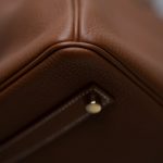 Birkin 35 Gold Veau Togo Leather Gold Plated X Stamp - Image 10